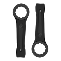 立伟铁牛敲击梅花扳手64mm/把