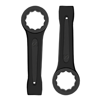 立伟铁牛敲击梅花扳手64mm/把