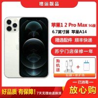 [二手95新]Apple iPhone 苹果12 Pro Max 银色 256G 全网通5G手机6.7英寸屏双卡国行