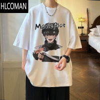 HLCOMAN300斤男士短袖加肥加大体恤衫夏季肥佬胖子宽松半袖t恤特大码