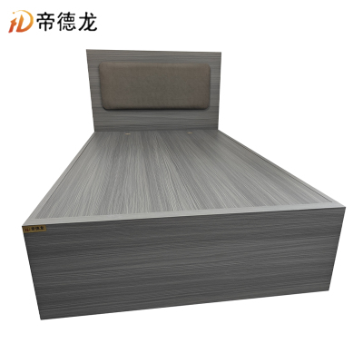 帝德龙 单人木床公寓酒店宿舍套房家具单人床 1200*2000*400mm/张