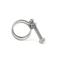 中锦科技 强力老虎夹 喉箍双钢丝水管卡箍内径413mm [15寸]个