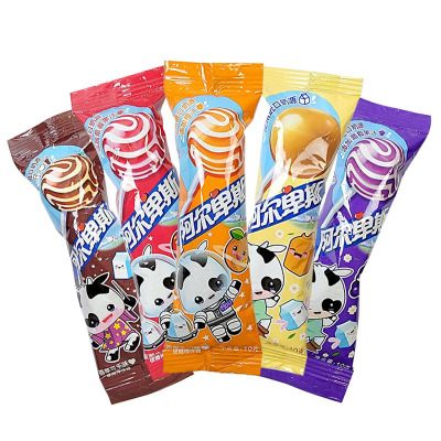 阿尔卑斯ALPENLIEBE棒棒糖多口味牛奶草莓香橙葡萄可乐随机10g*10支