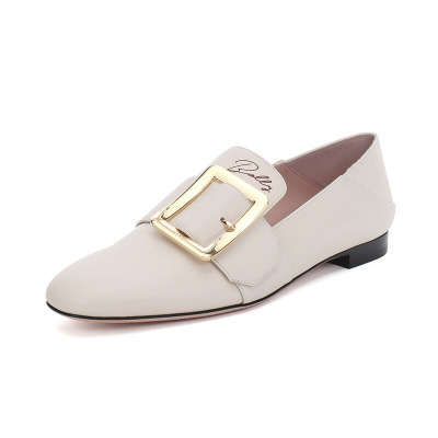 BALLY巴利女款皮质平底皮鞋JANELLEWRITE