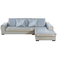 美帮汇沙发凉席垫夏1+2+3套装三件套四季冰丝凉席通用布艺防滑现代简约