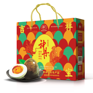 神丹端午 皮蛋咸蛋吉祥双宝礼盒2.1kg