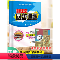 历史 七年级/初中一年级 [正版]2024版新课堂同步训练中国历史七年级下册同步练习册人教初一练习