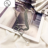 嘻哈项链锁骨链女短款颈带颈链欧美choker项圈脖子饰品 JiMi