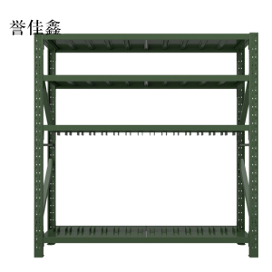 誉佳鑫安保装备器材存放架军绿色拆装盾牌货架盾牌架2000*600*2000