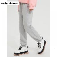 [1件5折价:85]美特斯邦威女基本束脚针织裤