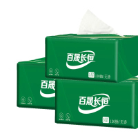 百晟长恒 BSCH-C19 3层130抽每盒 190mm*195mm箱规 50盒/箱 抽纸(计价单位:箱)绿色