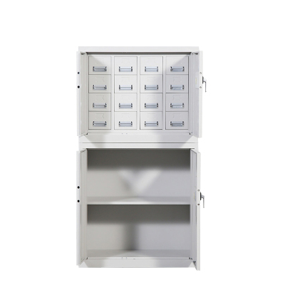 锦北 护照柜会计印章保密柜带抽屉电子锁财务公章储物柜 16抽+底柜