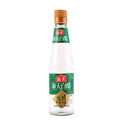 [优惠专区]海天5度白醋450ml*1瓶装食用醋炒菜腌制点蘸饺子凉伴洗脸