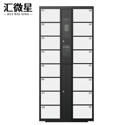 汇微星智能储物存包柜850*460*1800mm(16门)台