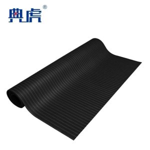 典虎 绝缘垫 黑色条纹5mm*1.2m*5m 10kv 卷