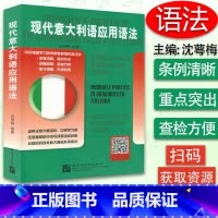 [正版]现代意大利语应用语法 适用于意大利语初级中级学习者 意大利语水平考试用书 入门零基础教程 意大利语语法 北京语