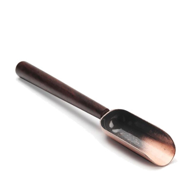 AtelierTete黑檀木茶勺茶铲锌合金茶勺茶则茶道配件