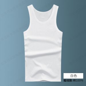 恒源祥背心男士纯棉修身型运动白色汗衫跨栏打底工字背心夏季