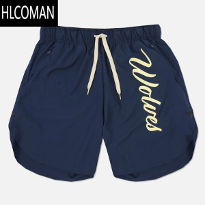HLCOMAN速干美式训练短裤男潮牌四分不过膝健身运动裤梭织跑步篮球裤夏季