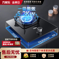 万家乐燃气灶 钢化玻璃面板 5.2kW大火力天然气单眼灶一级能效 立体全进风 熄火保护 JZT-AY1天然气