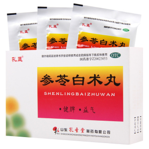 [5盒]孔孟参苓白术丸6g*10袋/盒*5盒健脾益气体倦乏力食少便溏