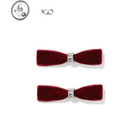 JiMi气质优雅一字夹发夹少女头饰蝴蝶结发卡后脑勺韩国ins潮发饰边夹