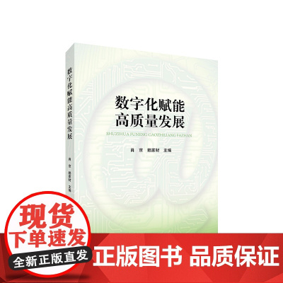 正版 数字化赋能高质量发展 肖京 赖家材主编 人民出版社