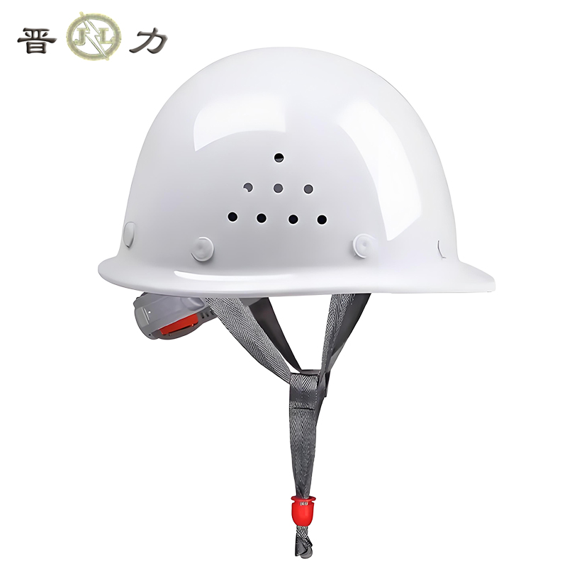 晋力+安全帽+普通型盔式 白色+顶