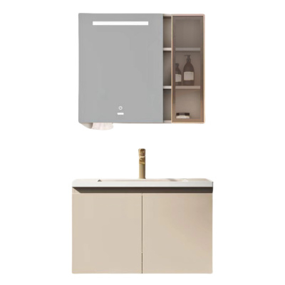 金牌卫浴GOLD 奶油迷迭灰智能镜浴室柜 KA(含安装)RFJZ85508M