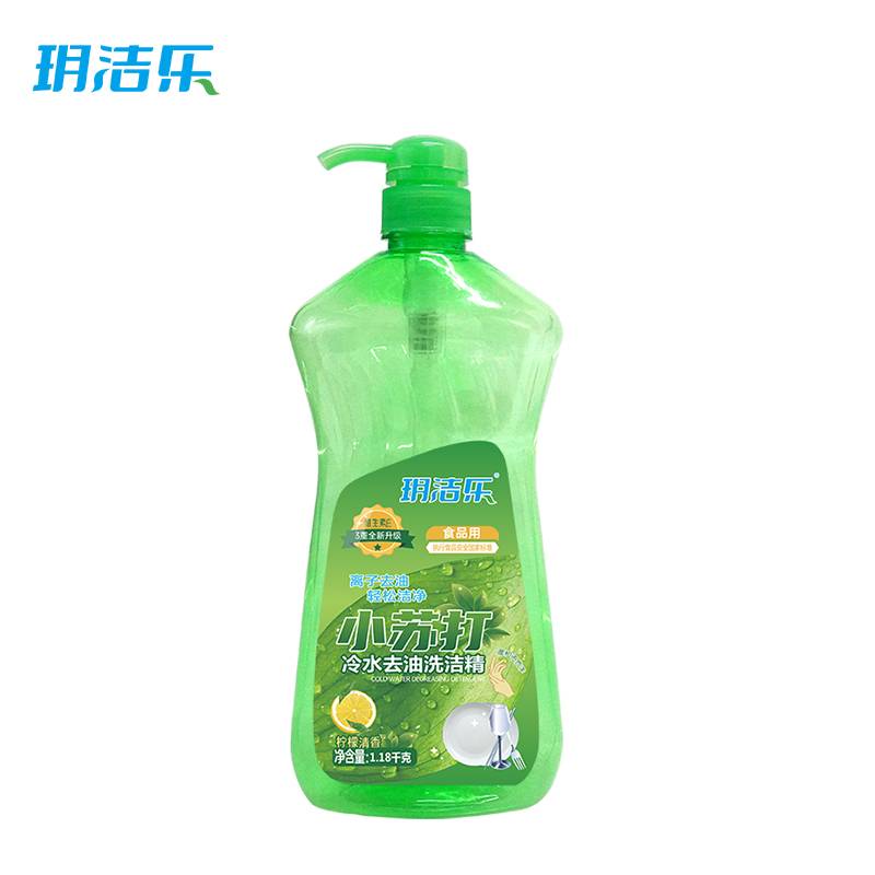 玥洁乐小苏打柠檬 洗洁精 1.18kg*12瓶 /箱