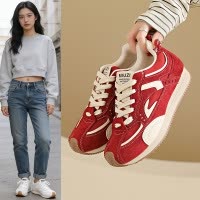 2026小白鞋女春季新款韩版ins女厚底德迅运动百搭板鞋街拍