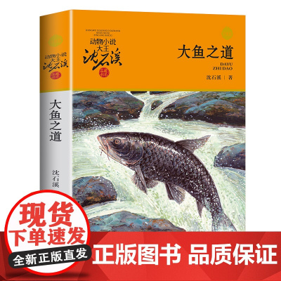 大鱼之道升级版 动物小说大王沈石溪品藏书系狼王梦斑羚飞渡青少年课外书8-10-12-15岁四五六年级小学生课外阅读书籍经