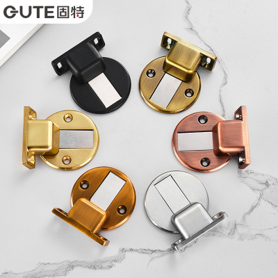 固特GUTE 免打孔/可打孔双用地吸门碰室内门卫生间门吸门顶隐藏式地吸 220