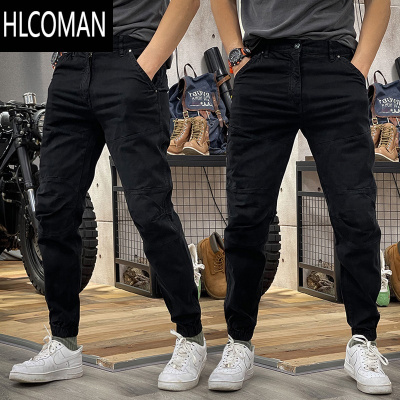 HLCOMAN美式复古工装裤男裤子舒适潮流弹力宽松百搭男士休闲束脚长裤