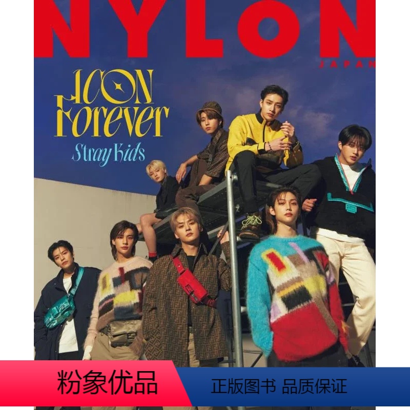[正版] NYLON JAPAN 2023年1月号 封面stray kids 方灿 李旻浩 徐彰彬 黄铉辰 韩