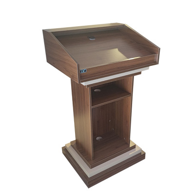 亿铁 木质会议讲桌演讲台发言台定制色0.7*0.55*1.2米 JYJT755 张