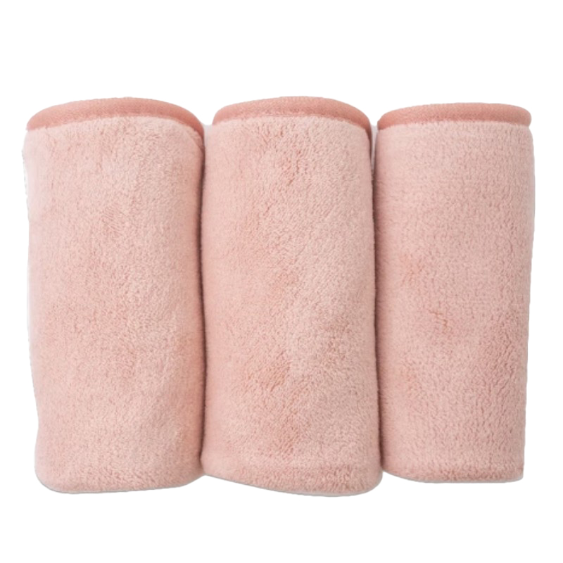 千丰QFMB12 35*75cm 75g 珊瑚绒涤棉 抹布 (计价单位:块) 粉色