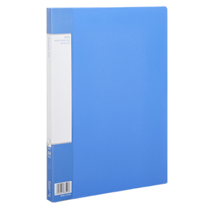 齐心 AR600A 超省钱 轻便夹 A4 单弹簧夹 蓝 蓝色