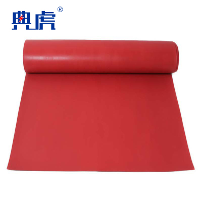 典虎 绝缘橡胶垫 红色3mm*1m*10m 卷