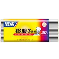 洁成经济装烧烤 铁板烧铝箔/锡纸 烧烤箱用3卷*30cm*10m