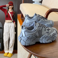 ins韩版新款老爹鞋女秋跑步休闲鞋厚底增高鞋_450