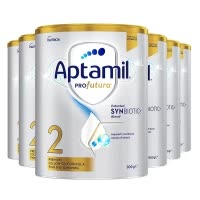 有效期到27年5月-6罐装 | Aptamil 澳洲爱他美 白金版(土豪金)2段婴幼儿配方奶粉(6-12个月)900g