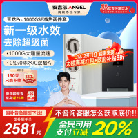安吉尔家用净水器母婴直饮机纯水直饮式净水机5年长效RO反渗透厨下式过滤器玉龙Pro1000GSE+Y3611管线机