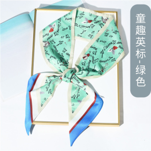 美帮汇新款首周两件5折 丝巾小长条春秋百搭小领巾绑包包丝带飘带薄