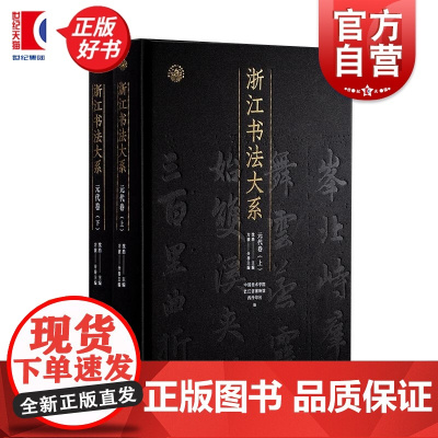 浙江书法大系元代卷 中国美术学院浙江省博物馆西冷印社编方波上海书画出版社