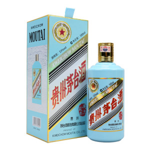 青茅台　6本　貴州茅台酒 贵州茅台·2017年定制国酒和平蓝_拍卖-酒虫网