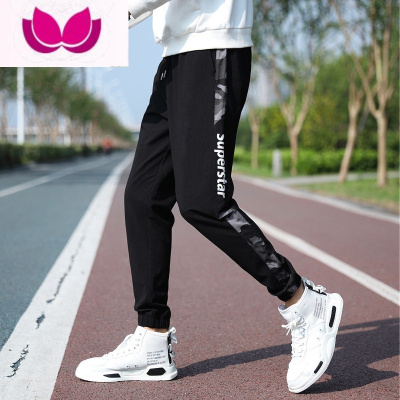 七斓男士九分裤子cargo工装潮流ins薄款运动小脚束脚休闲长裤宽松百搭