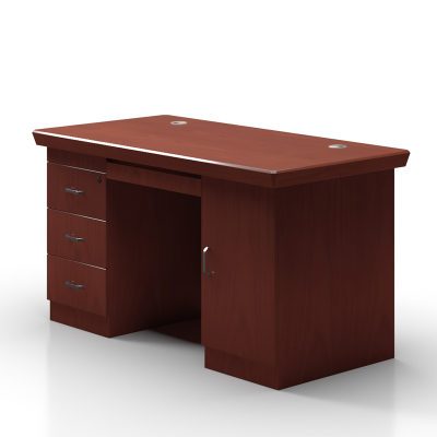 臻远 ZY-BGZ-19 办公桌木质贴皮油漆办公桌经理桌1.4米