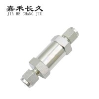 嘉禾长久 不锈钢卡套回火阀 316L 个