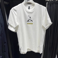 ADIDAS阿迪达斯短袖T恤运动休闲舒适针织圆领男女上衣KA5312 D